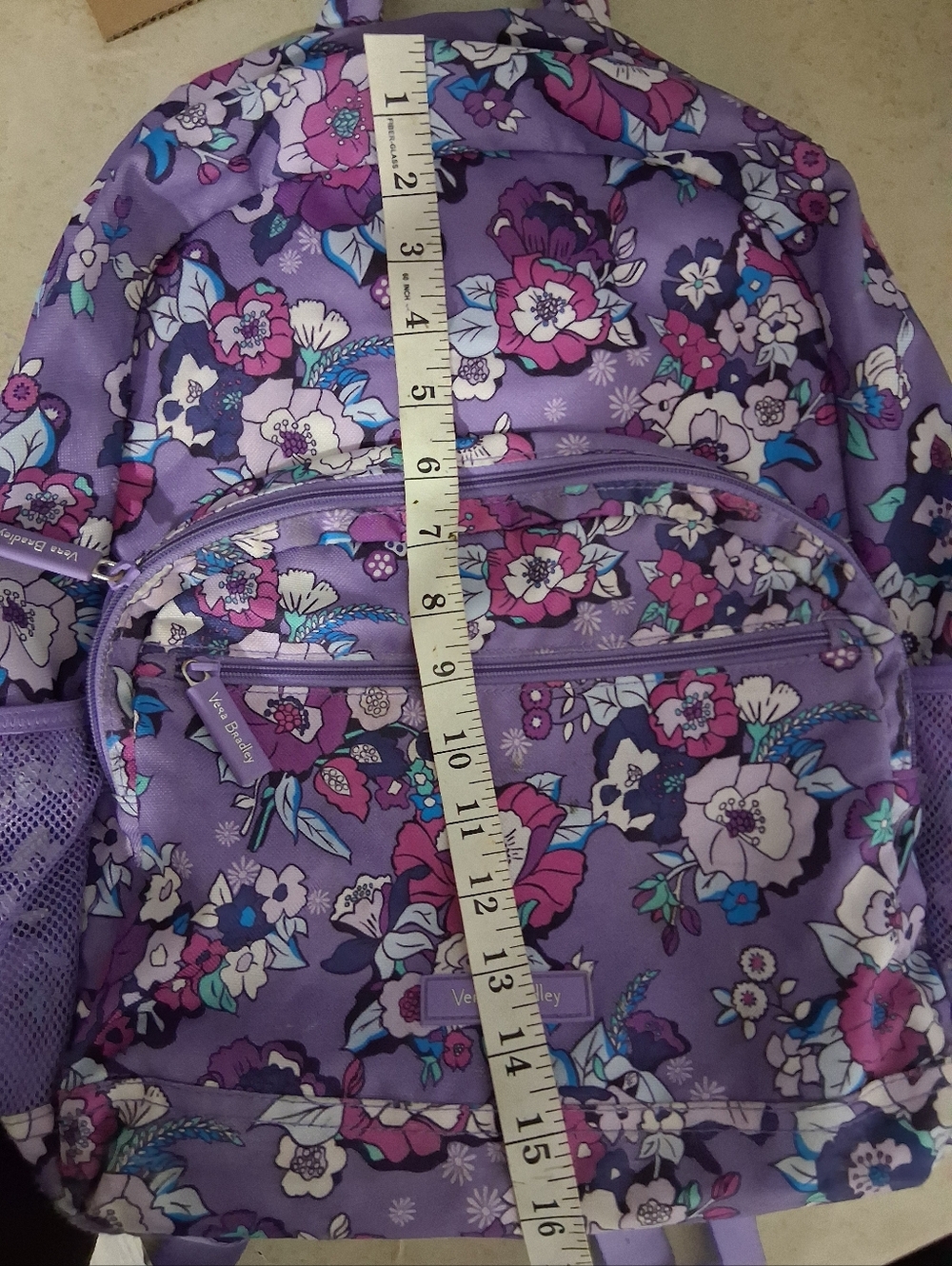 Vera Bradley Lavender Floral Backpack - Picture 10 of 10